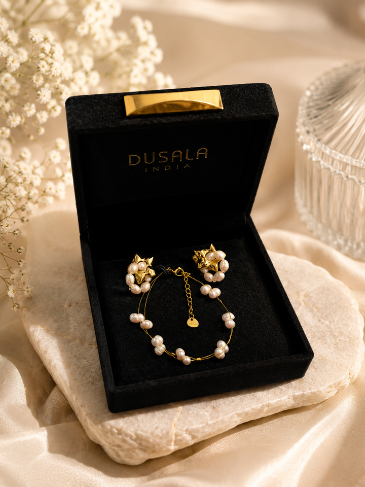 The Rivaaz Pearl Rakhi Set