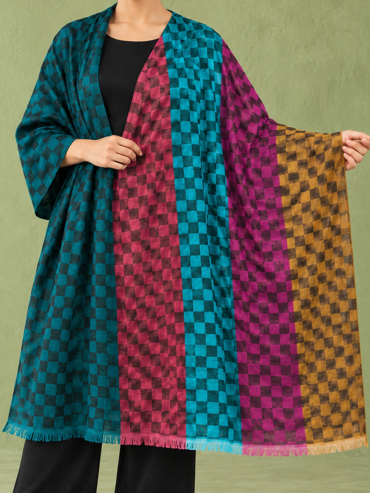 Prism Multicolour Check Stole