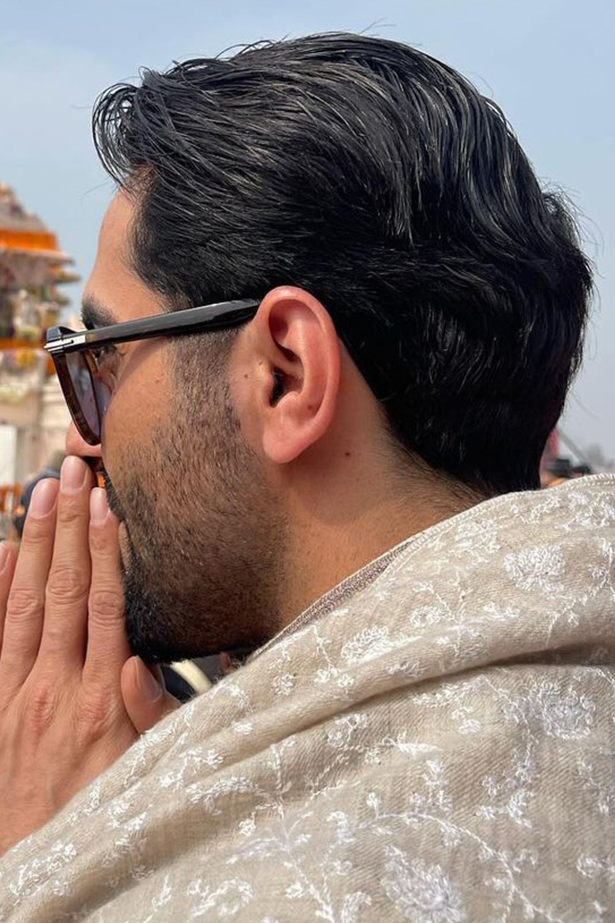 -  AYUSHMAAN KHURANA in Handmade Pashmina Shawl