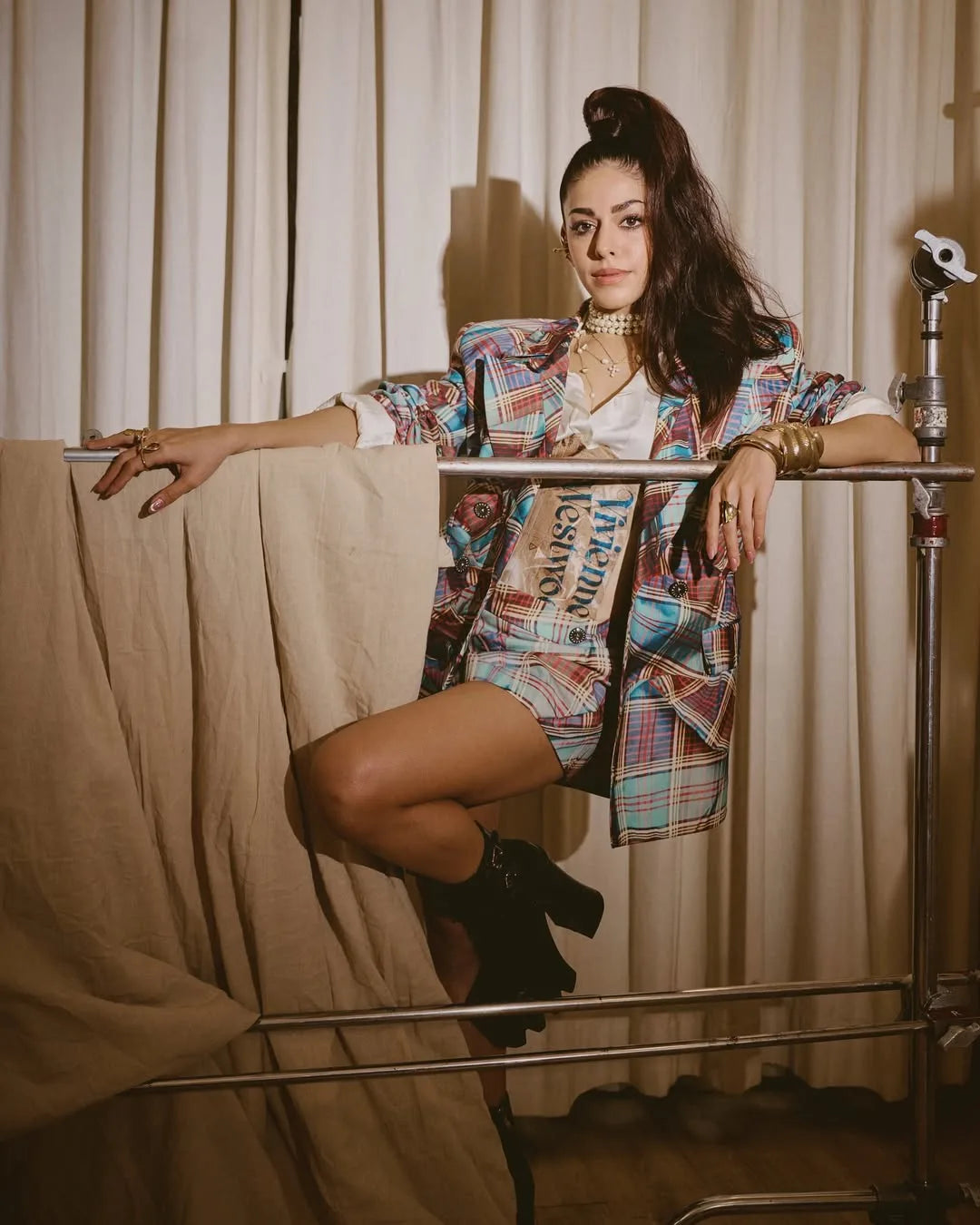 Alaya F in Cross Grace Pendant