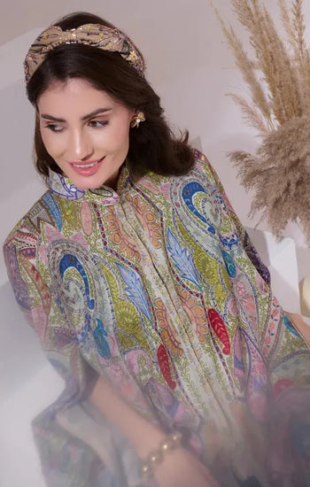 Tapasi Pashmina Blended Embroidery Cape