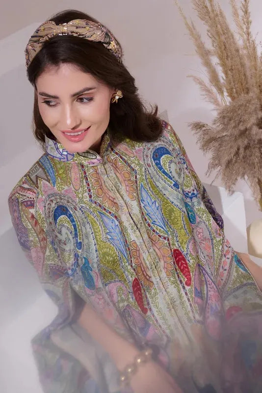 Tapasi Pashmina Blended Embroidery Cape