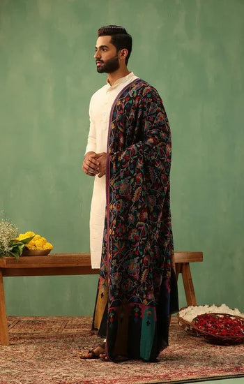 Todd Cashmere Shawl for Men