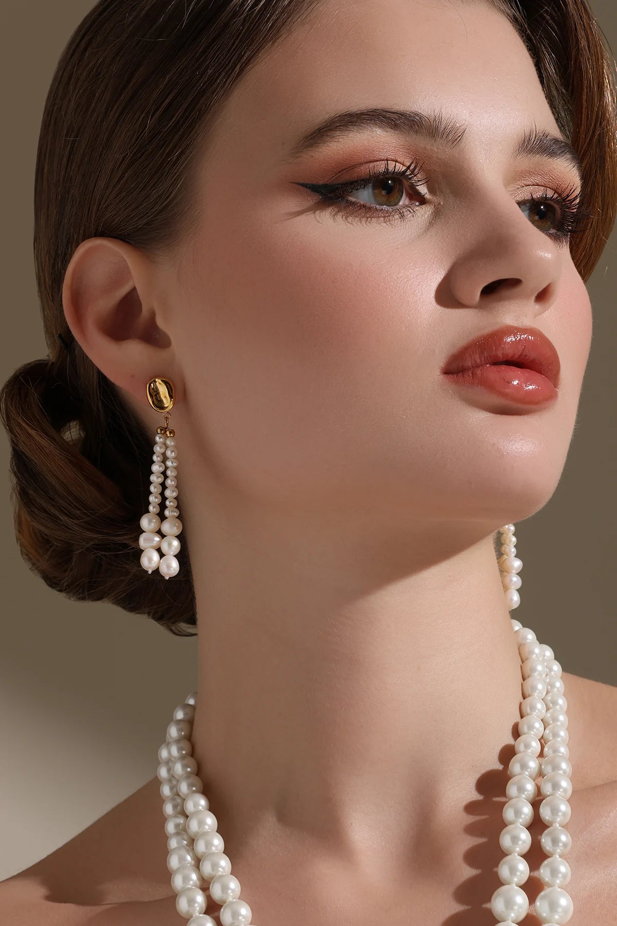 Tassle Dazzle Pearl Earrings