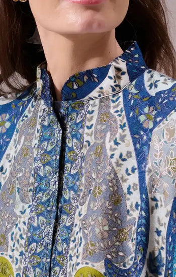 Tarika Pashmina Blended Embroidery Cape