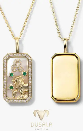 Leo Zodiac Pendant | 18K Gold-Plating Color Necklace