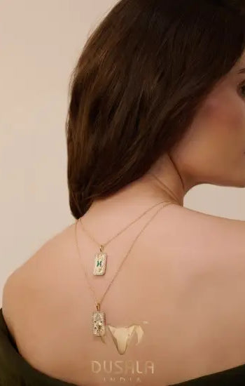 Leo Zodiac Pendant | 18K Gold-Plating Color Necklace