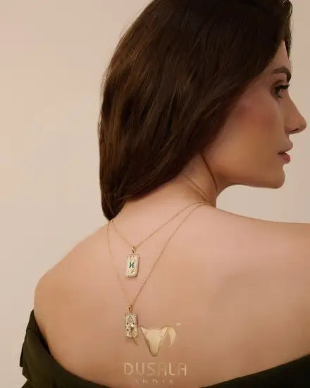 Leo Zodiac Pendant | 18K Gold-Plating Color Necklace -  Leo Zodiac Pendant | 18K Gold-Plating Color Necklace