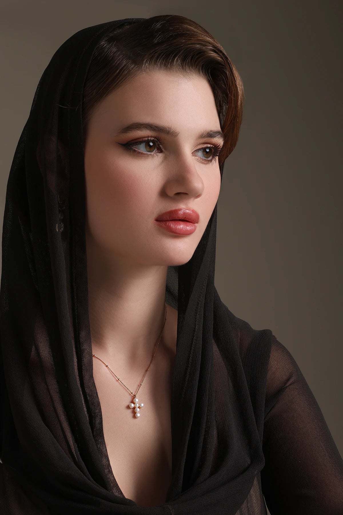 Alaya F in Cross Grace Pendant