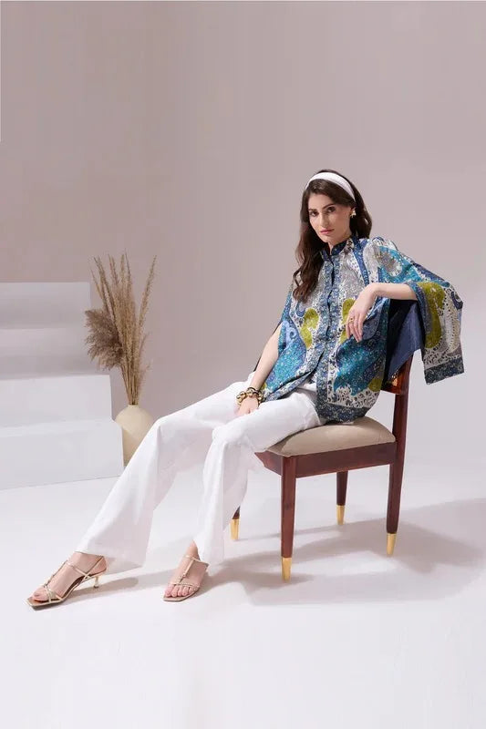Tarika Pashmina Blended Embroidery Cape