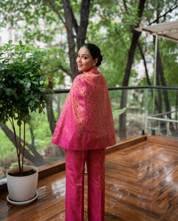 Mira Banarasi Cape: Women&