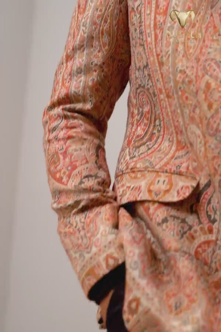 Aarav Fine Wool Silk Men Blazer