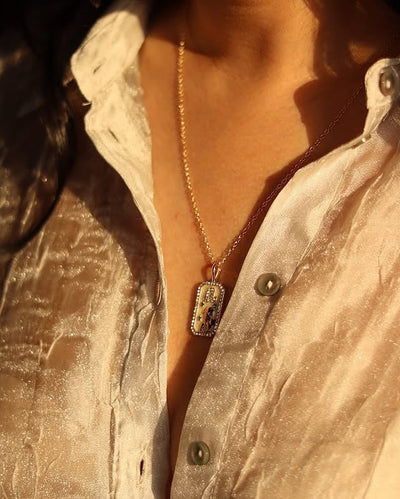 Leo Zodiac Pendant | 18K Gold-Plating Color Necklace