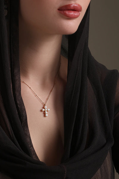 Alaya F in Cross Grace Pendant