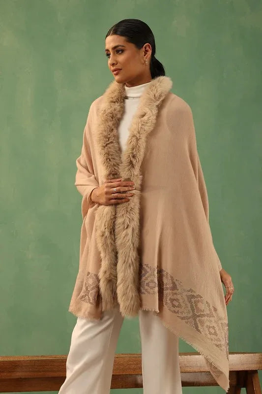 Margha Cashmere Fur Stole