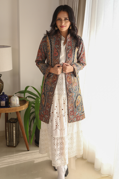 -  Roshni Chopra In Paisley Vintage Jacket