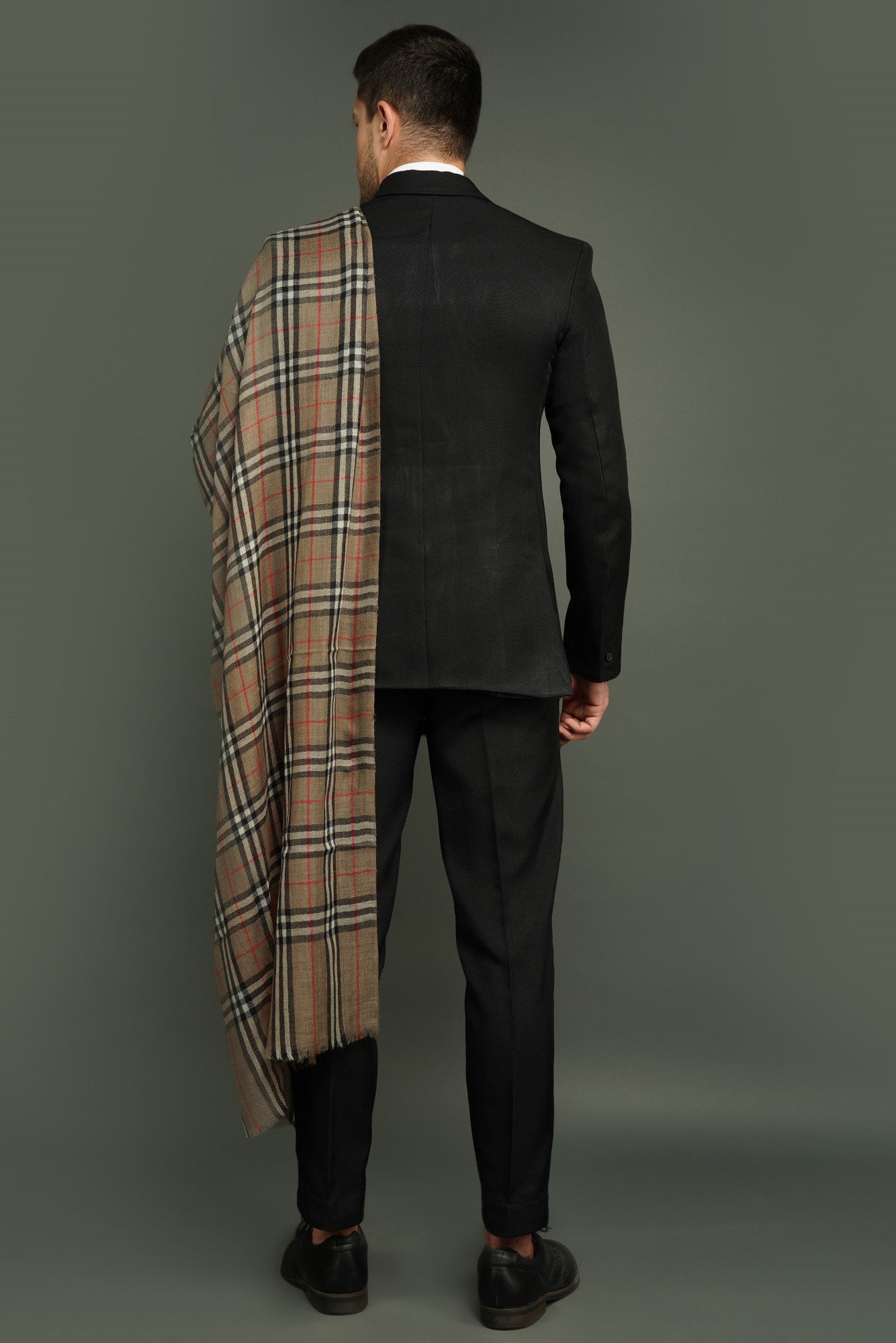 Cashmere Fine Wool, Checkered Design