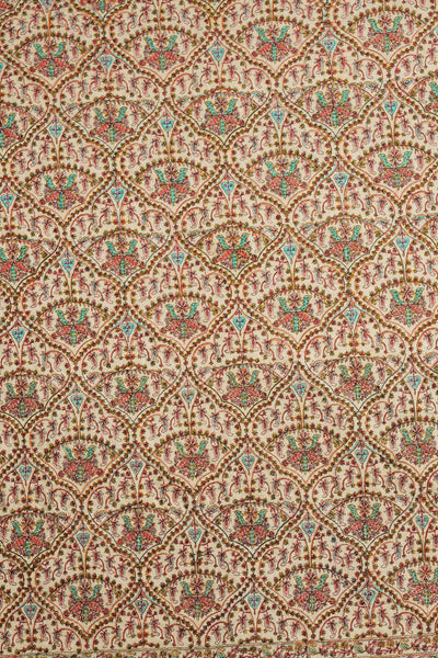 -  Masoom Minawala In Pashmina Wool In Hand Thread Sozni Jail Work Shawl