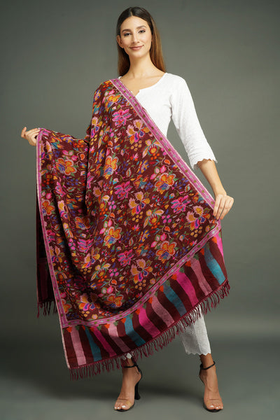 Handwoven Pashmina In Kani Weave