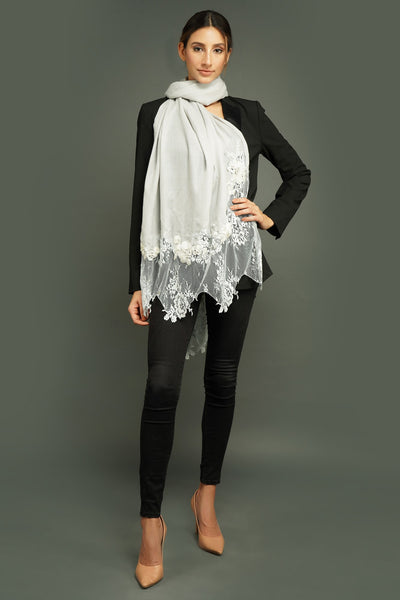 -  Cashmere 3D Wool Stole