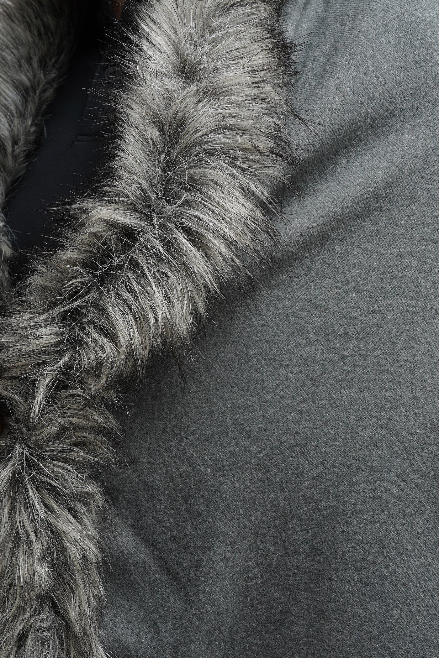 -  Pashmina Fur Border Stole