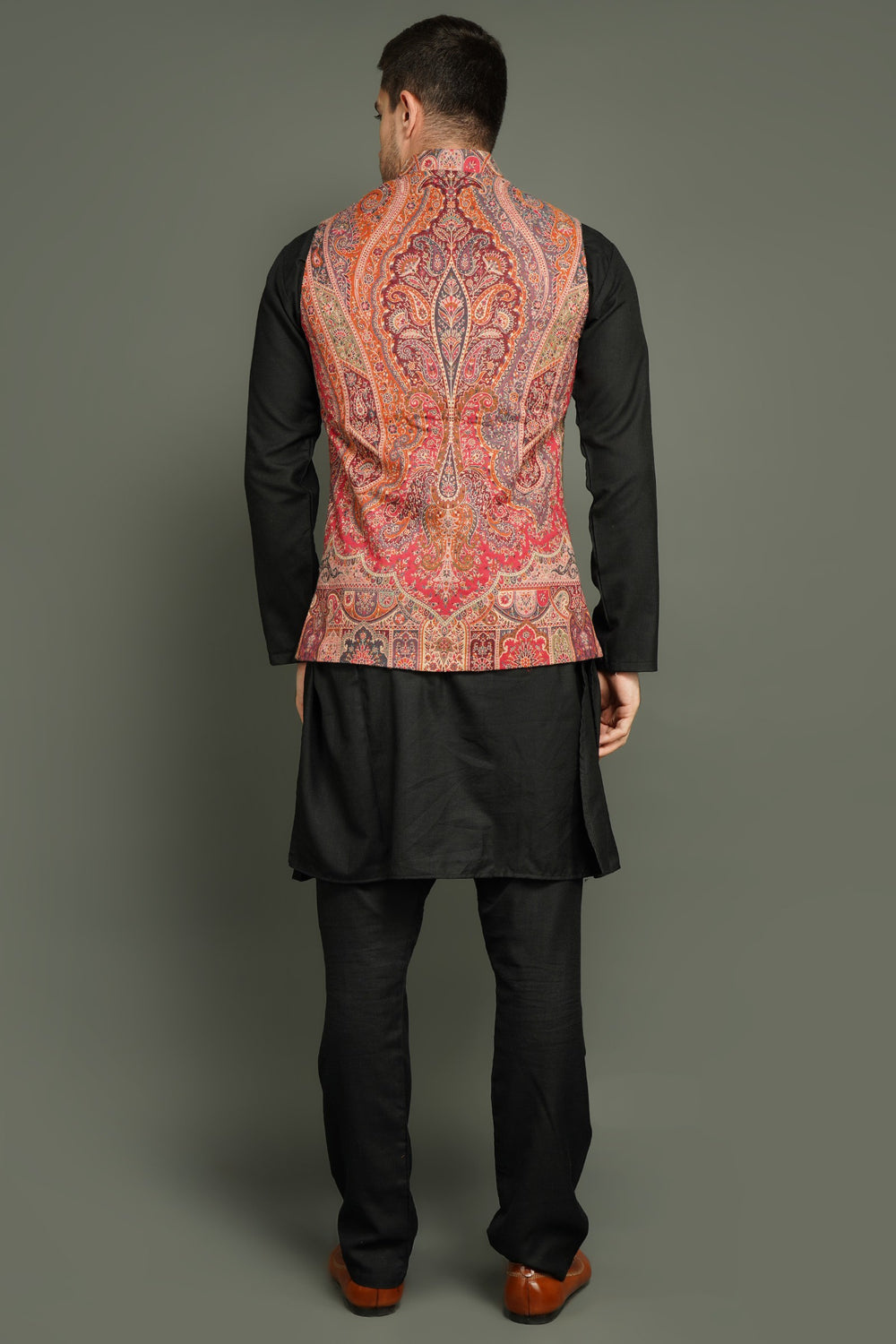 '-  Half Paisley Vintage Waist Coat