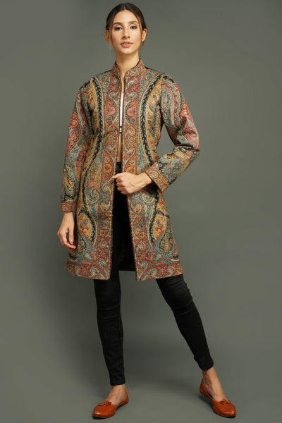 -  Roshni Chopra In Paisley Vintage Jacket