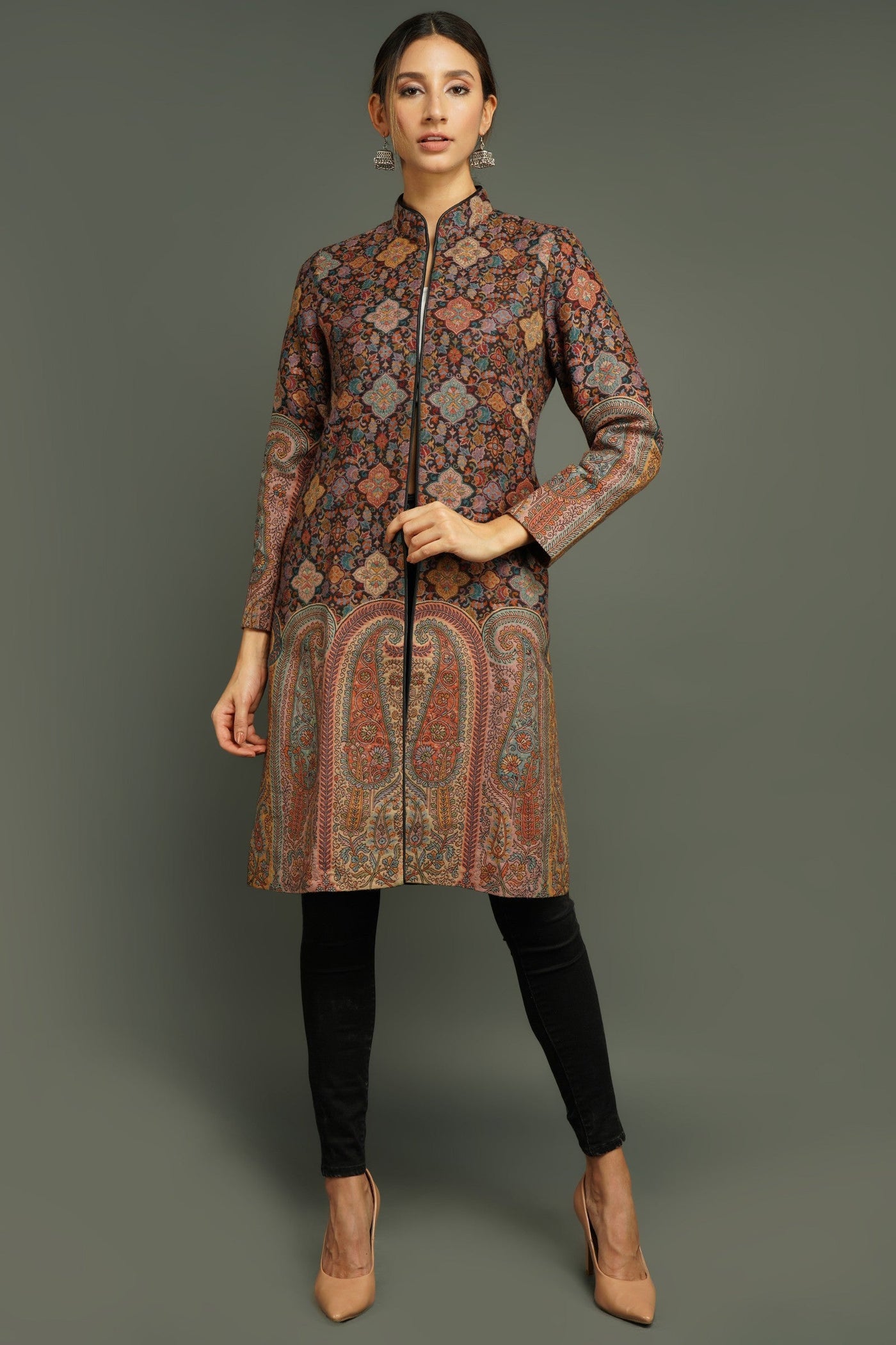 -  Shivani Raina In Vintage Paisley Jacket