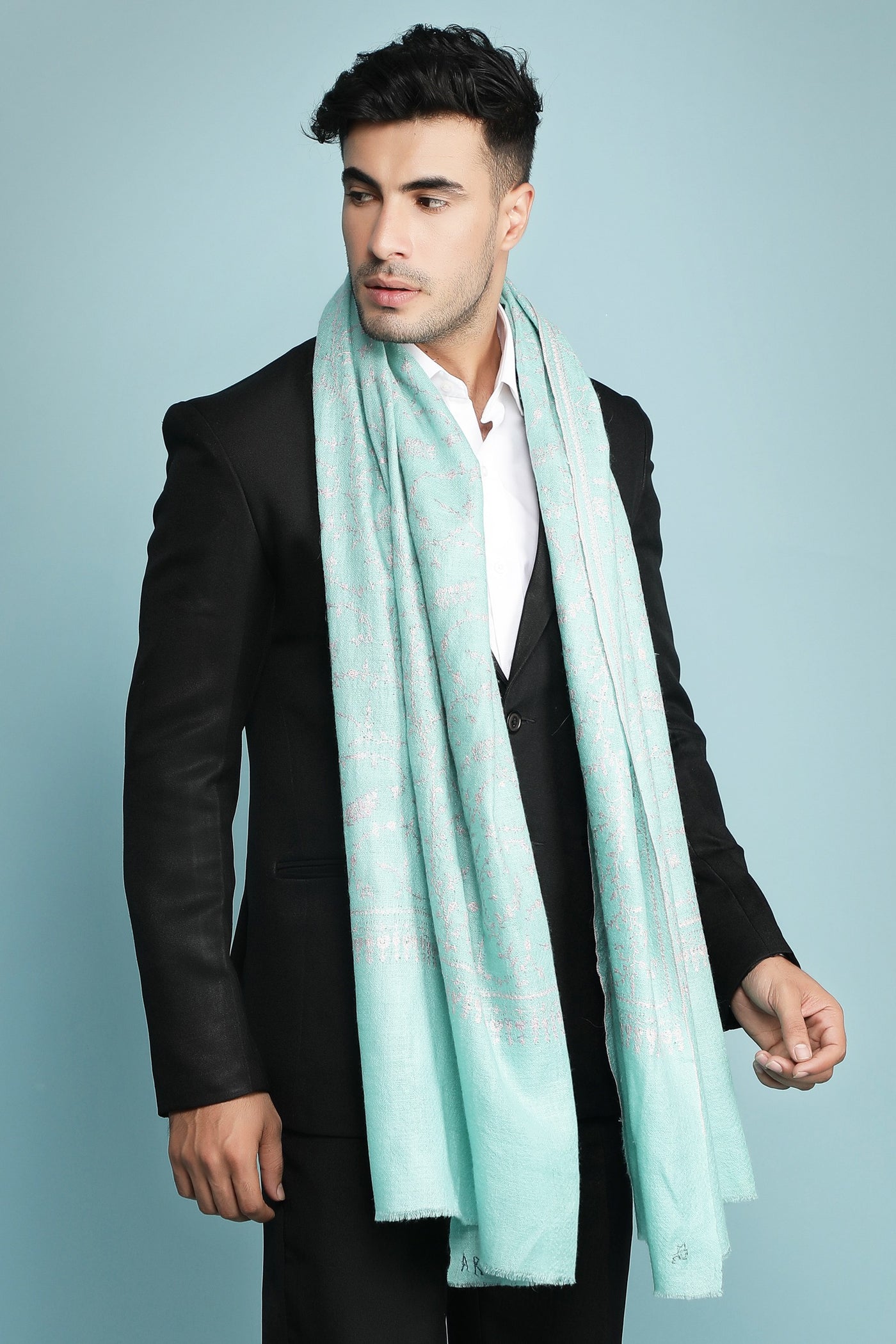 Pashmina Handwoven Sozni Work Shawl