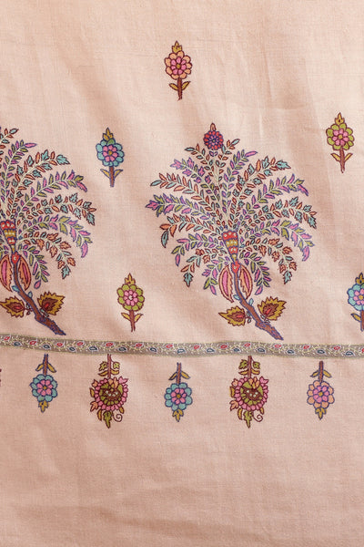 Pashmina Handwoven Kalamkari Hand Embroidery Work