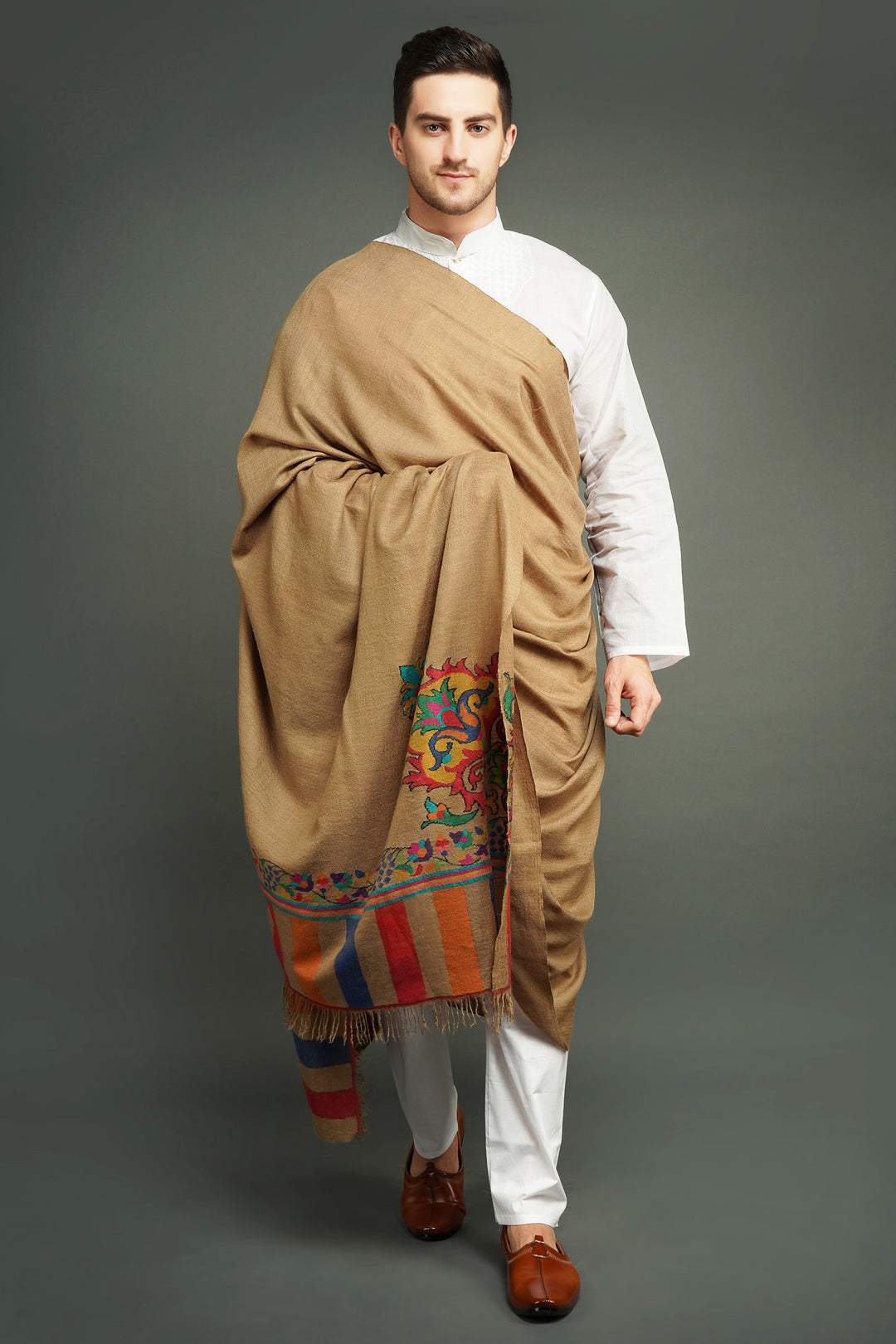 '-  Handwoven Pashmina Shawl