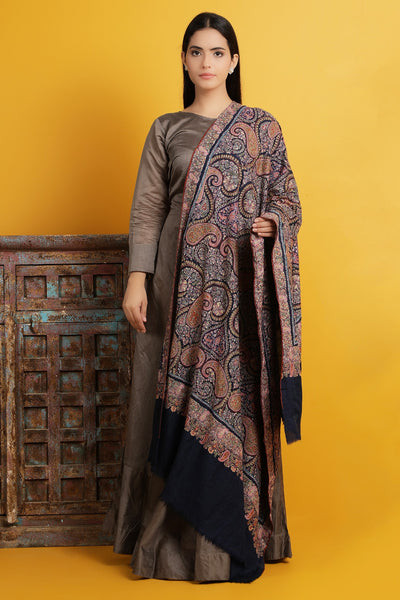 Your Highness Sozni Work Shawl