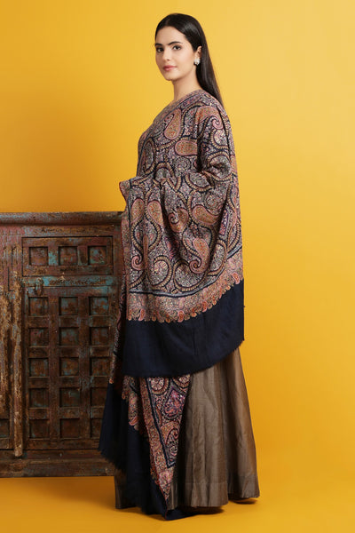 Your Highness Sozni Work Shawl