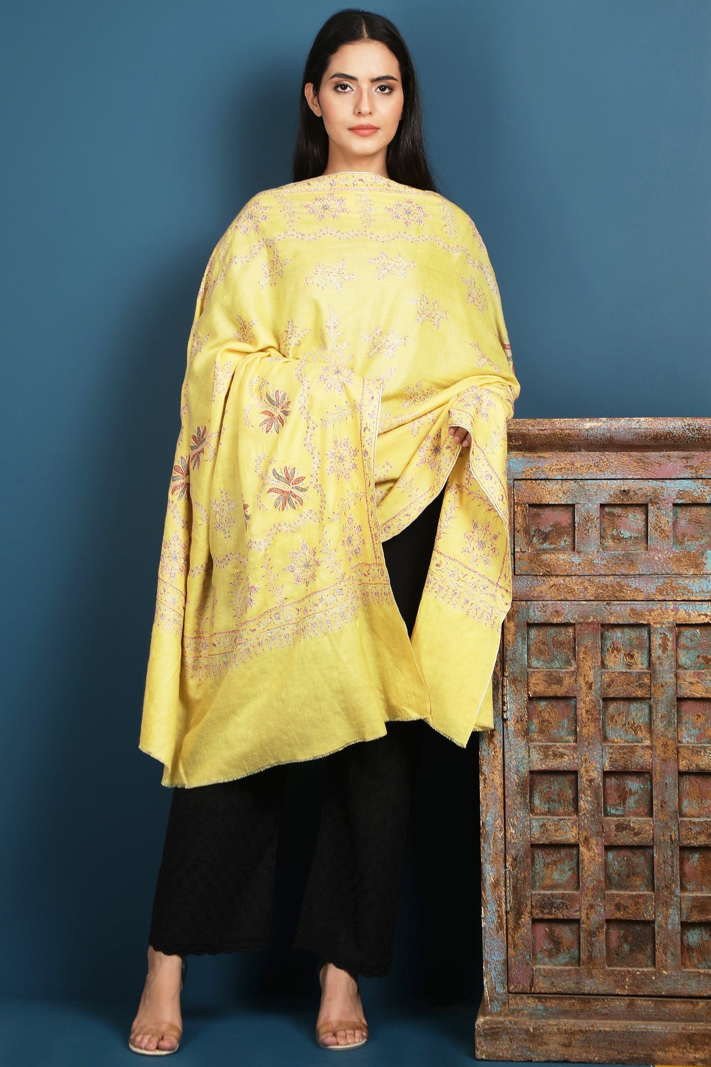 Handwoven Antique Luxury Pashmina Shawl