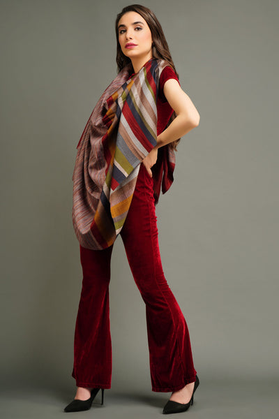 Pashmina Blend Reversible Stole