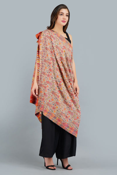 -  Cashmere Multicolor Kani Weave Stole