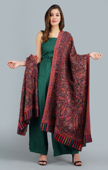 Pashmina In Kani Weave Full Shawl