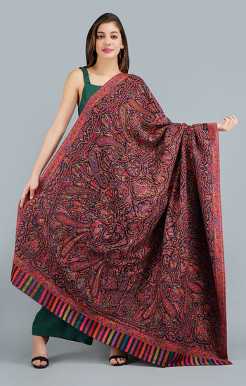 Pashmina In Kani Weave Full Shawl