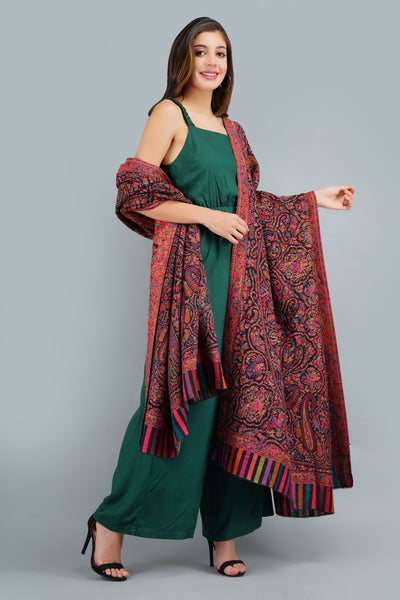 -  Pashmina In Kani Weave Full Shawl