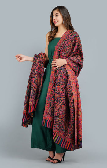 Pashmina In Kani Weave Full Shawl