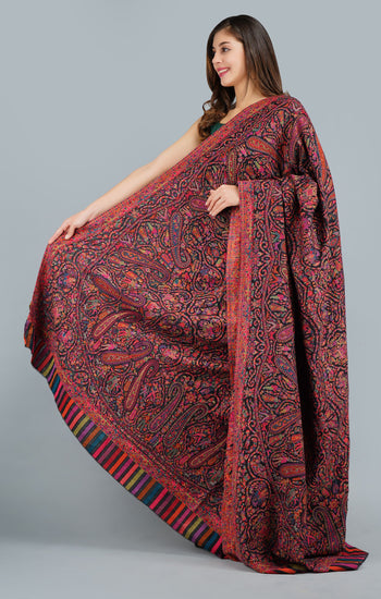 Pashmina In Kani Weave Full Shawl