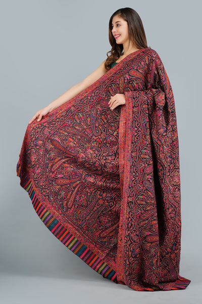 -  Pashmina In Kani Weave Full Shawl