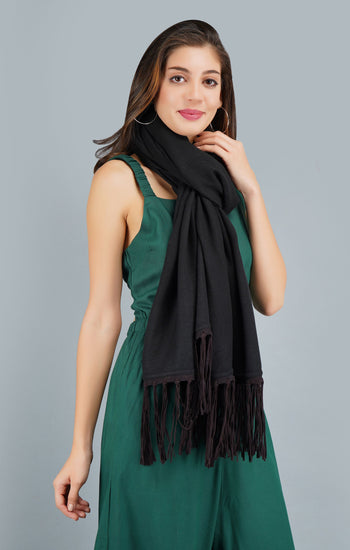 Black Pashmina Stole