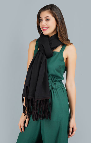 Black Pashmina Stole
