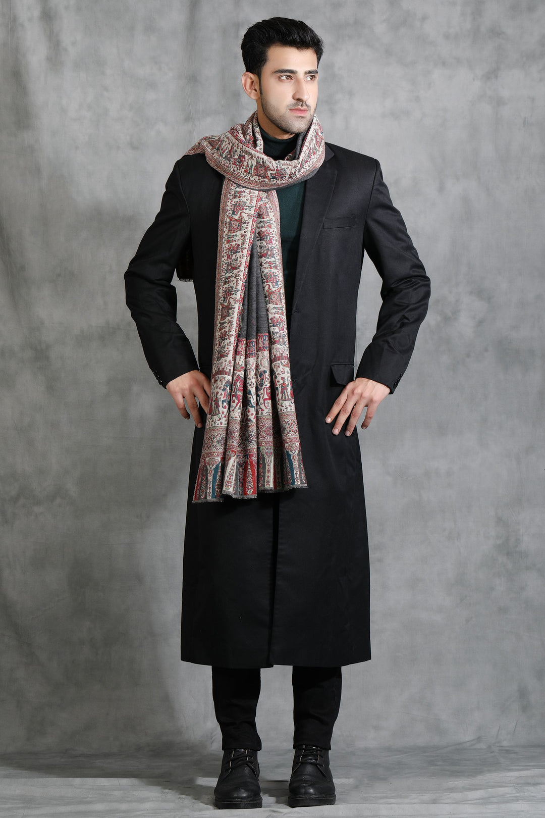 '-  Pashmina Barat Design Shawl