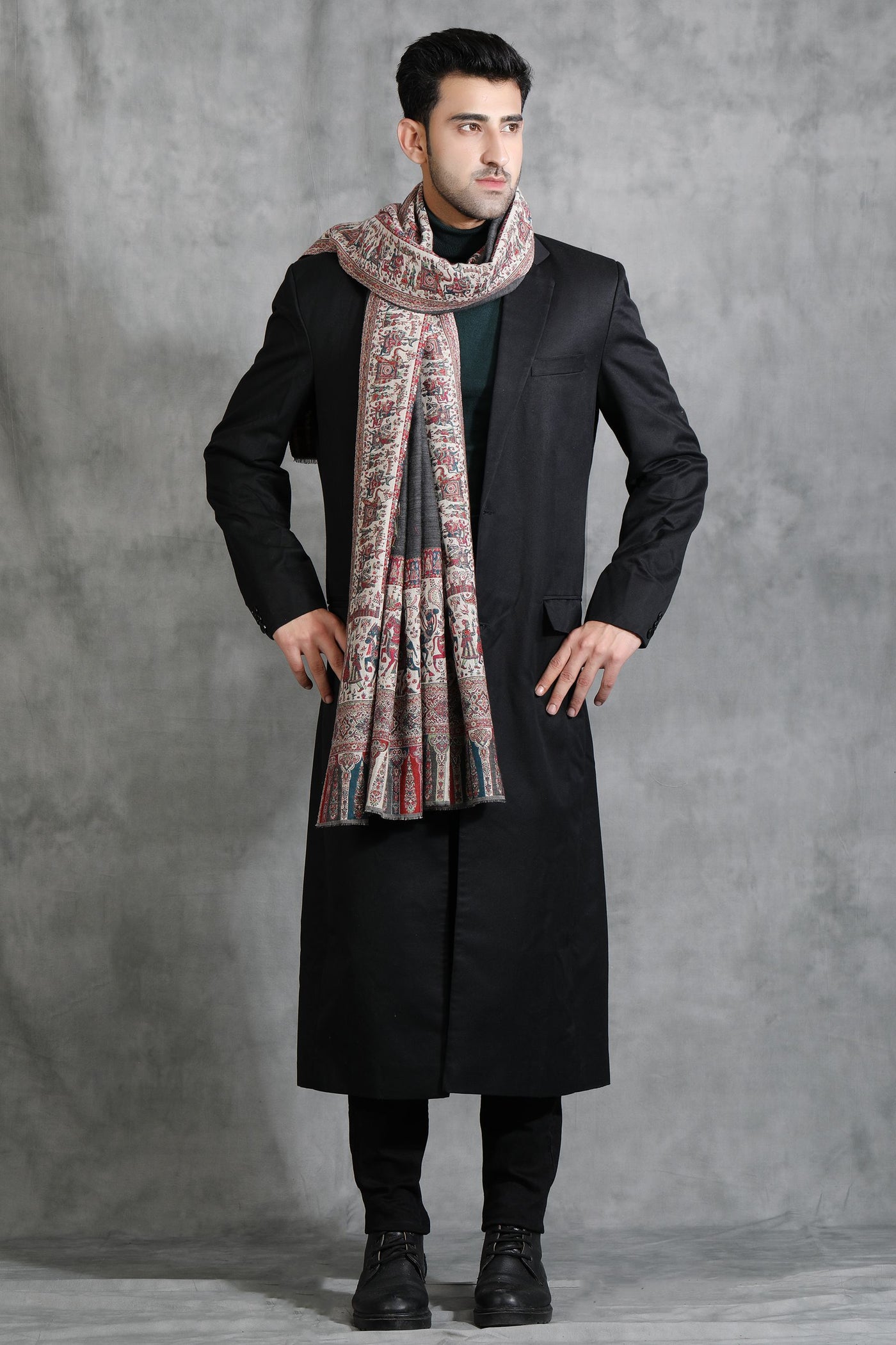 -  Pashmina Barat Design Shawl