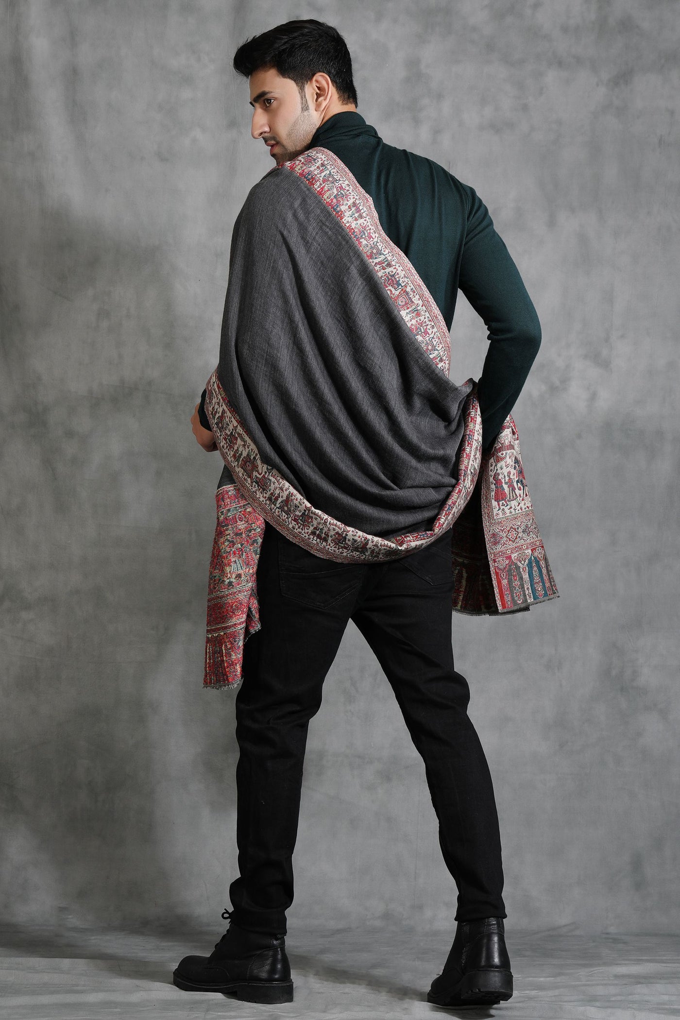 -  Pashmina Barat Design Shawl