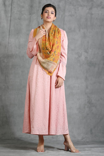 -  Cashmere Contrast Zari Stole