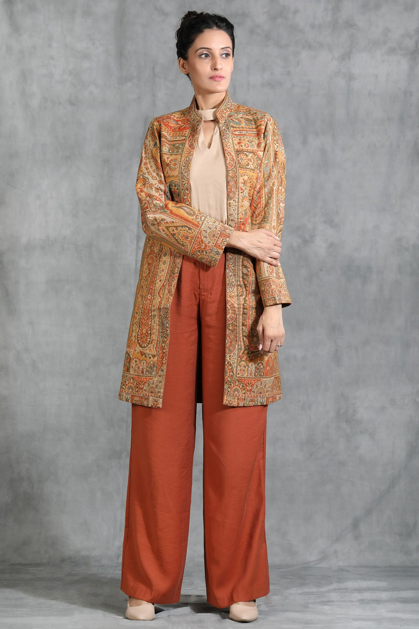 -  Mustard Vintage Full Jacket