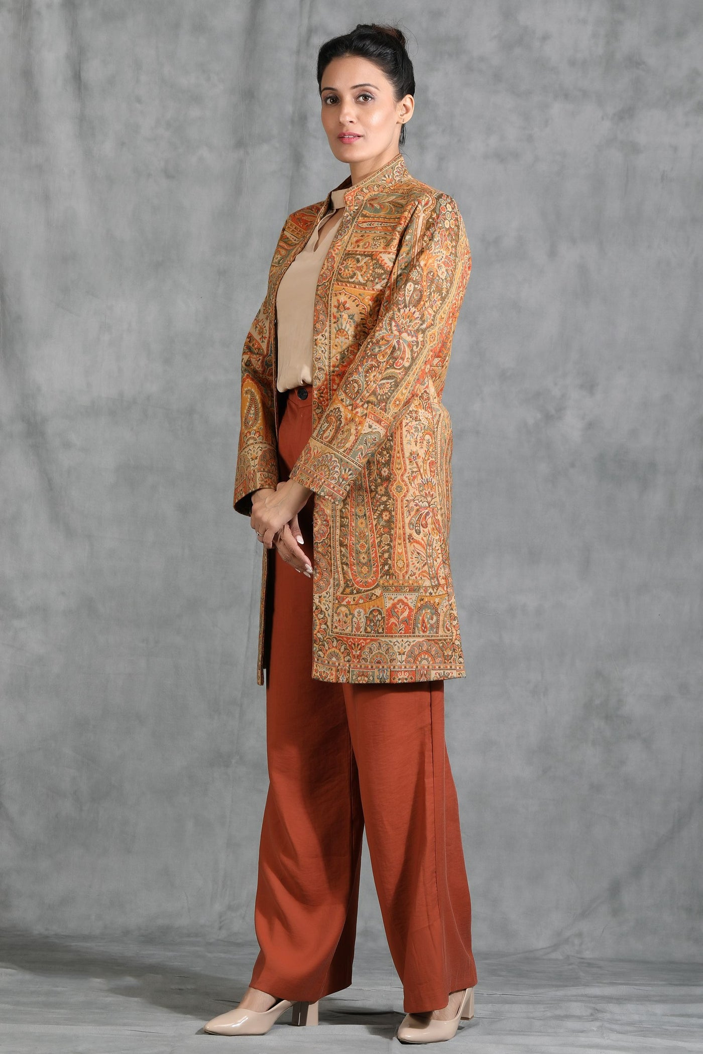 -  Mustard Vintage Full Jacket